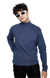 Turtle neck Blue