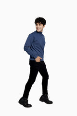Turtle neck Blue