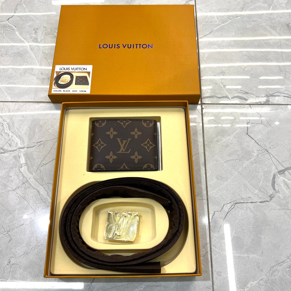 Wallet and belt Giftbox