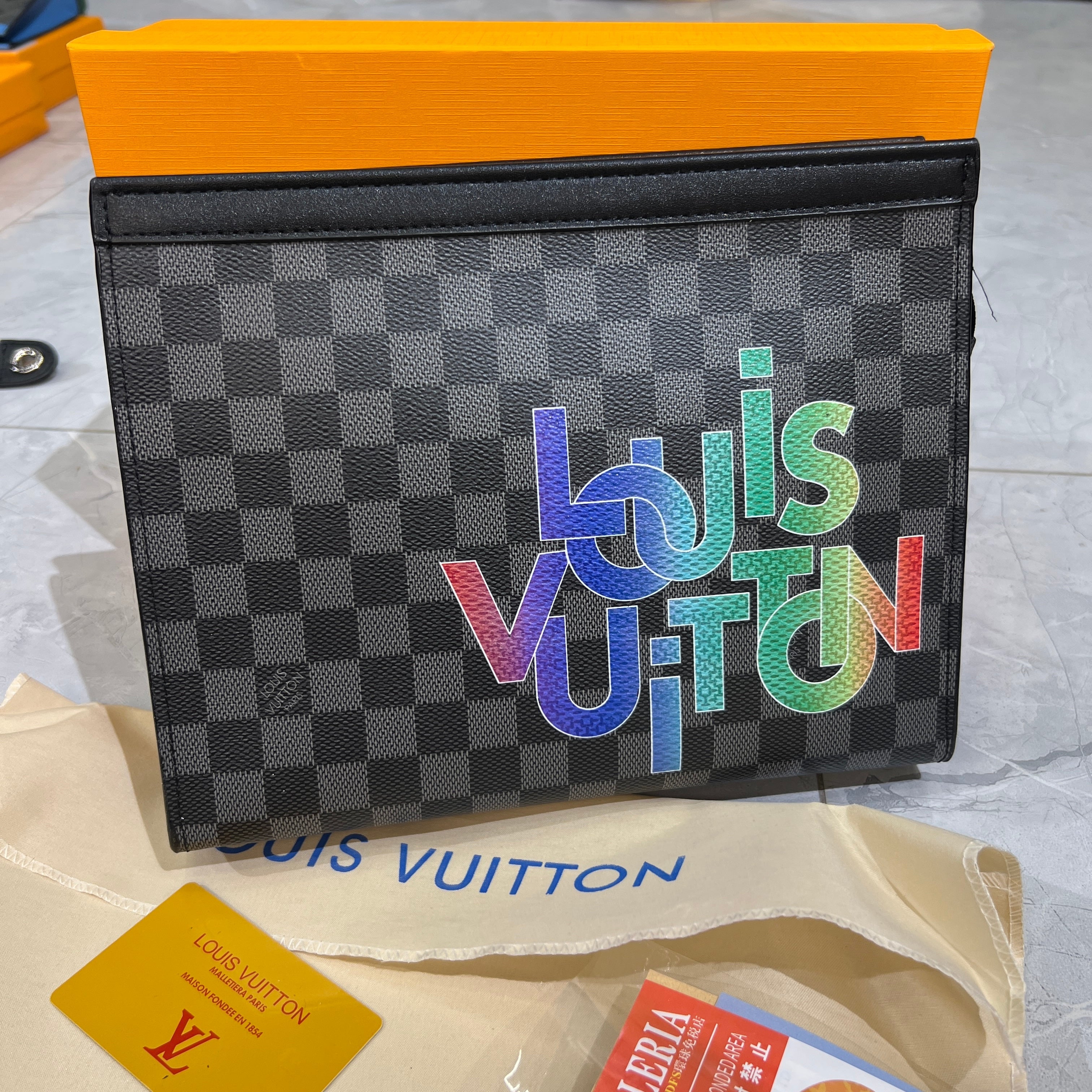 Trendy pouch premium Bag with box