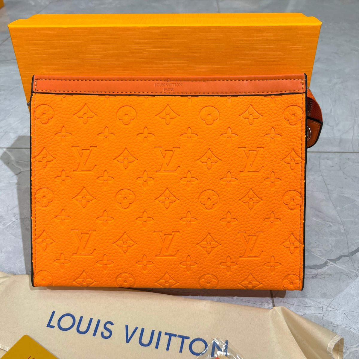 Trendy pouch premium Bag with box