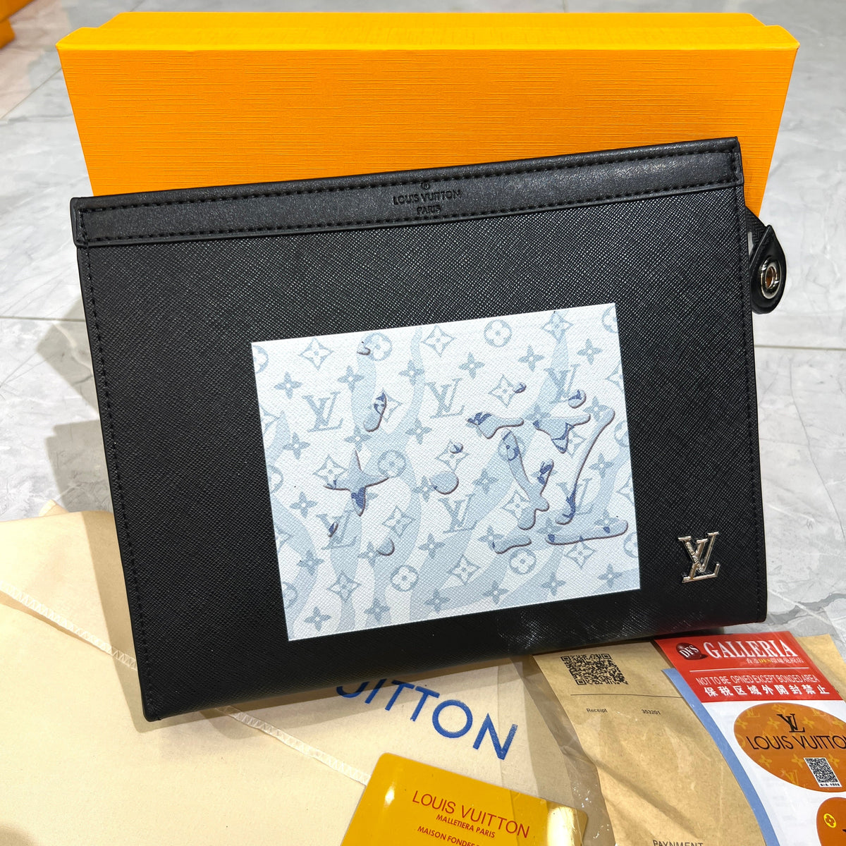 Trendy pouch premium Bag with box