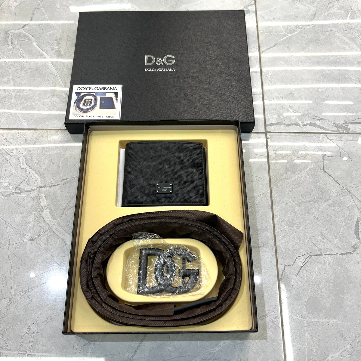 Wallet and belt Giftbox