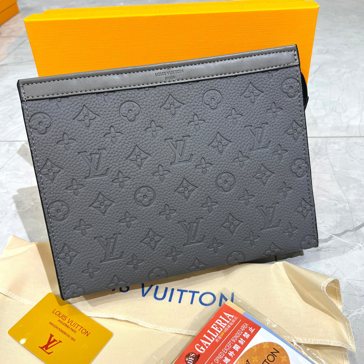 Trendy pouch premium Bag with box