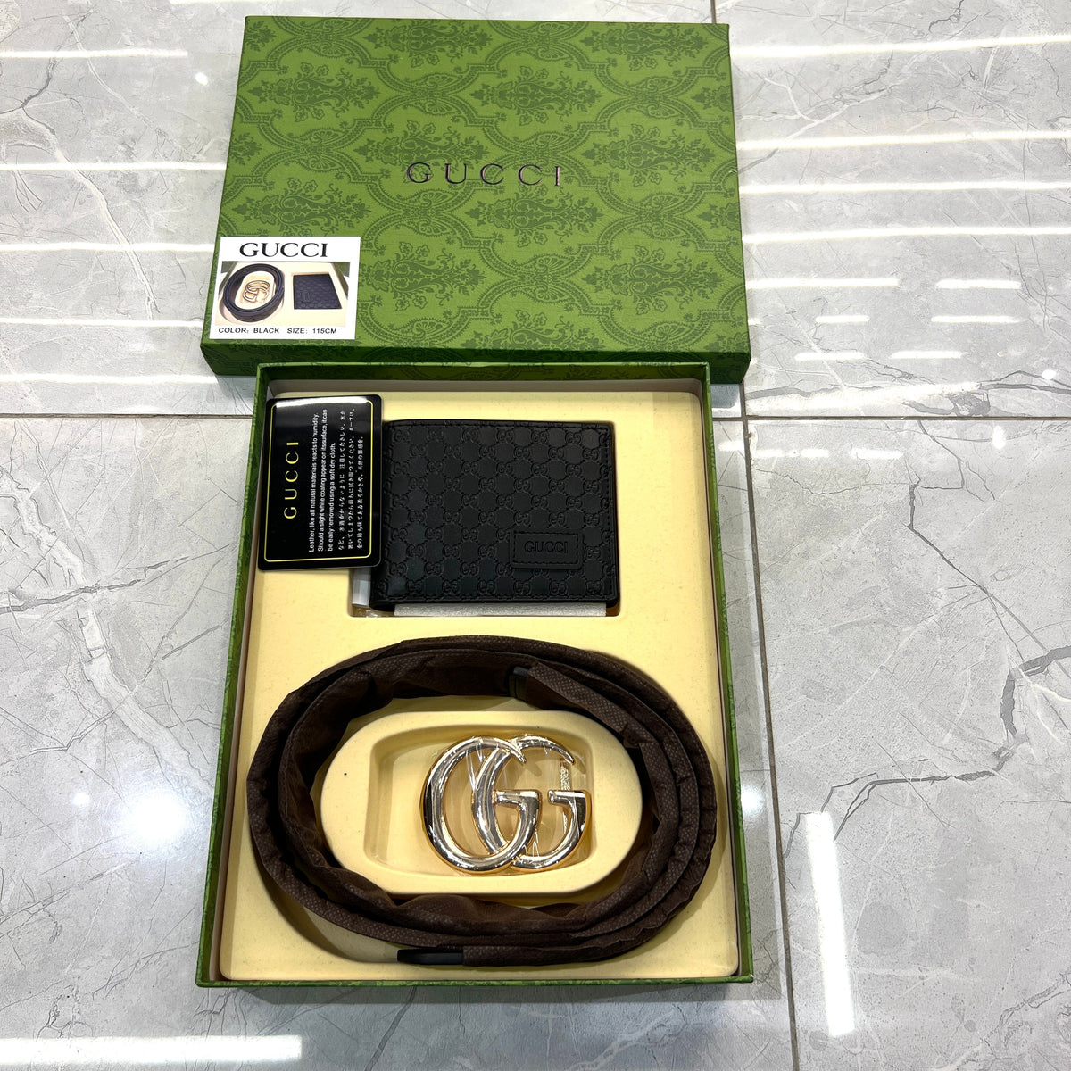 Wallet and belt Giftbox